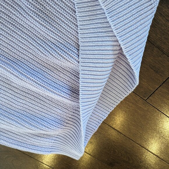 Los Angeles Apparel Fisherman Sweater in Lavender - Picture 14 of 15